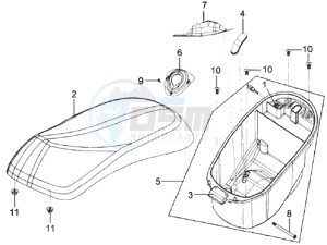 MIO 100 drawing BUDDYSEAT - HELMET BOX - CARRIER