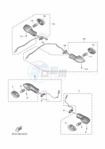 XSR125 MTM125 (BFG1) drawing FLASHER LIGHT