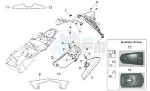 Shiver 750 drawing Rear body III