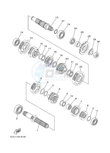 YZ250 (1SSD 1SSE 1SSF 1SSG 1SSG) drawing TRANSMISSION