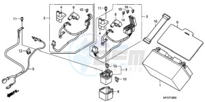 CB600FA9 France - (F / ABS CMF 25K) drawing BATTERY