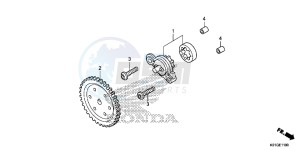 SH125ASG SH125D UK - (E) drawing OIL PUMP