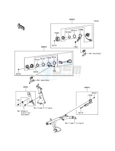 VULCAN S ABS EN650BGF XX (EU ME A(FRICA) drawing Accessory(Helmet Lock etc.)