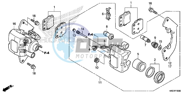 FRONT BRAKE CALIPER