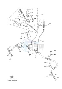 YFM450FWAD YFM450PHE GRIZZLY 450 EPS (2LC6 2LC7) drawing FRONT MASTER CYLINDER