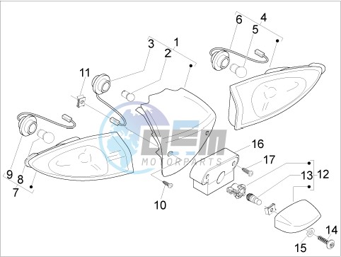 Tail light - Turn signal lamps