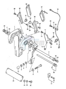 DT 55 drawing Clamp Bracket (1988 to 1994)