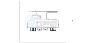 CBR600RRC drawing ABS ECU