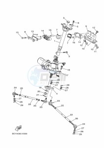 YFM450FWBD KODIAK 450 EPS (BEYL) drawing STEERING