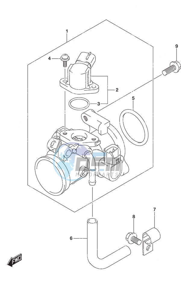 Throttle Body Non-Remote Control