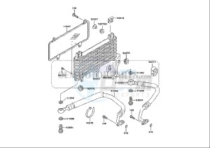 ZZR 600 (EU) drawing OIL COOLER