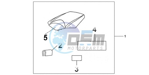 REAR SEAT COWL REPSOL