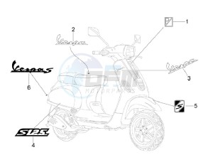 S 125 4T Vietnam drawing Plates - Emblems