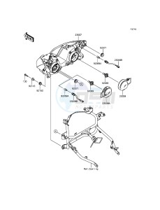 NINJA_300 EX300AFF XX (EU ME A(FRICA) drawing Headlight(s)