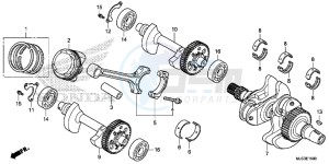 NC750JF Vultus - NC750J Europe Direct - (ED) drawing CRANKSHAFT/PISTON