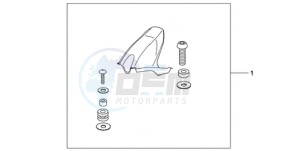 CBR1000RRA F / CMF drawing CARBON FIBER HUGGER