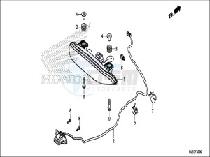 NC750JH Europe Direct - (ED) drawing TAILLIGHT