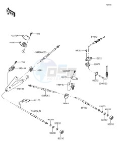 JET SKI ULTRA 310X JT1500LJF EU drawing Cables