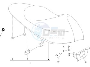 Runner 200 VXR 4t drawing Saddle seats - Tool roll