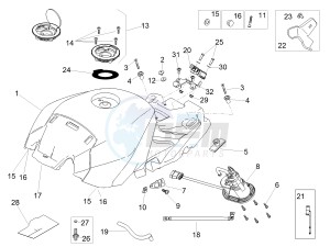 RSV4 1000 RACING FACTORY E4 ABS (NAFTA) drawing Fuel tank