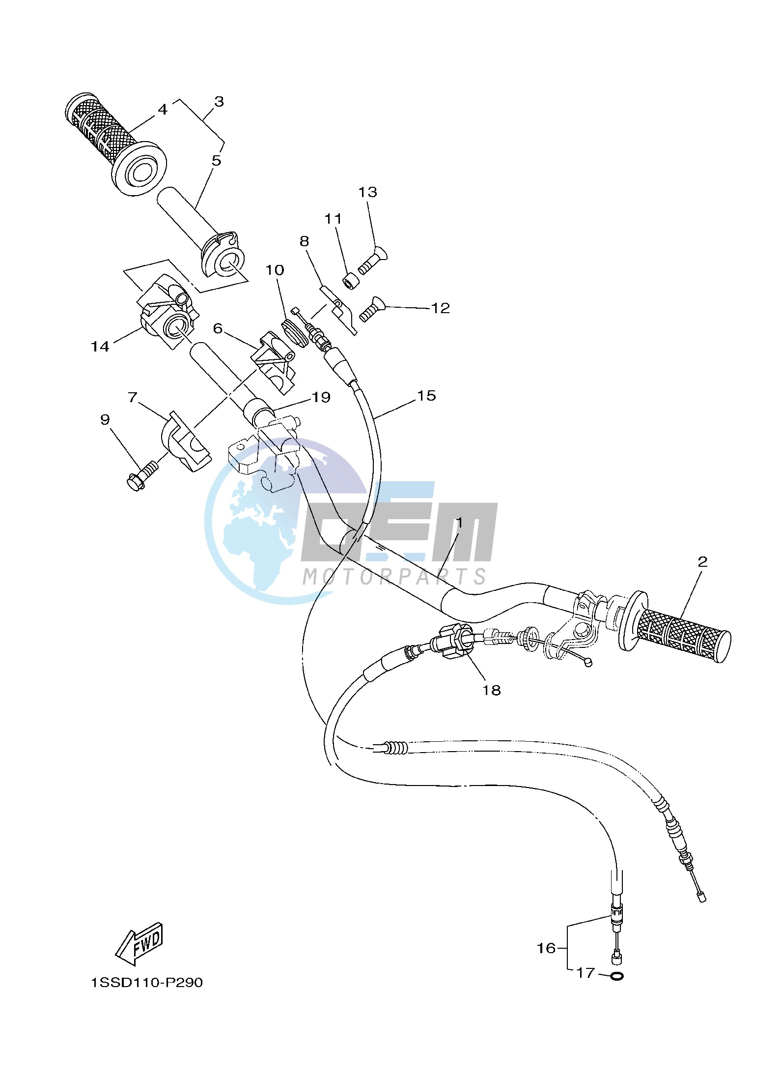 STEERING HANDLE & CABLE