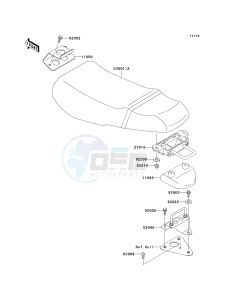 JT 900 B [900 STS] (B3-B4) [900 STS] drawing SEAT