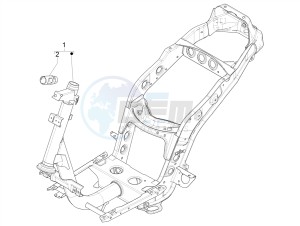 ZIP 50 4T 25 KMH NOABS E4 25kmh (EMEA) drawing Frame/bodywork