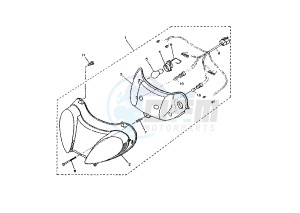 YP E MAJESTY 125 drawing HEADLAMP