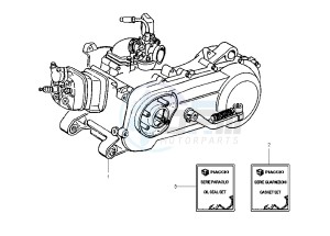 Runner POGGIALI 50 drawing Engine