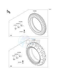 ZR 750 K [Z750S] (K6F) K6F drawing TIRES