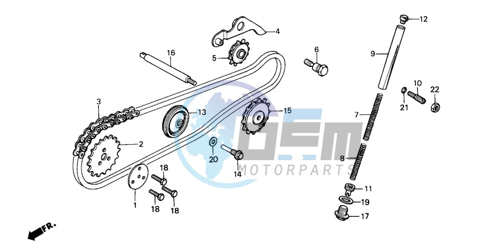 CAM CHAIN/TENSIONER