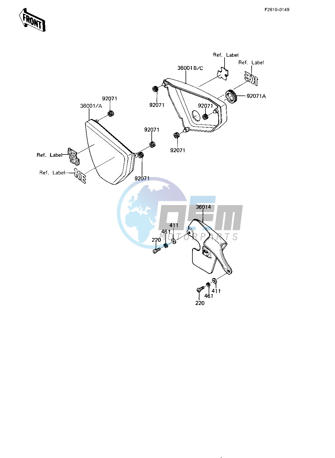 SIDE COVERS_CHAIN COVER -- 82-83 KE175-D4_D5- -