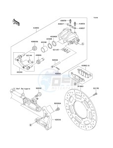 VN 1600 A [VULCAN 1600 CLASSIC] (A6F-A8FA) A7F drawing REAR BRAKE