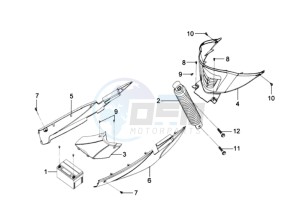 MIO 50 45KMH drawing REAR SUSPENSION - COWLING