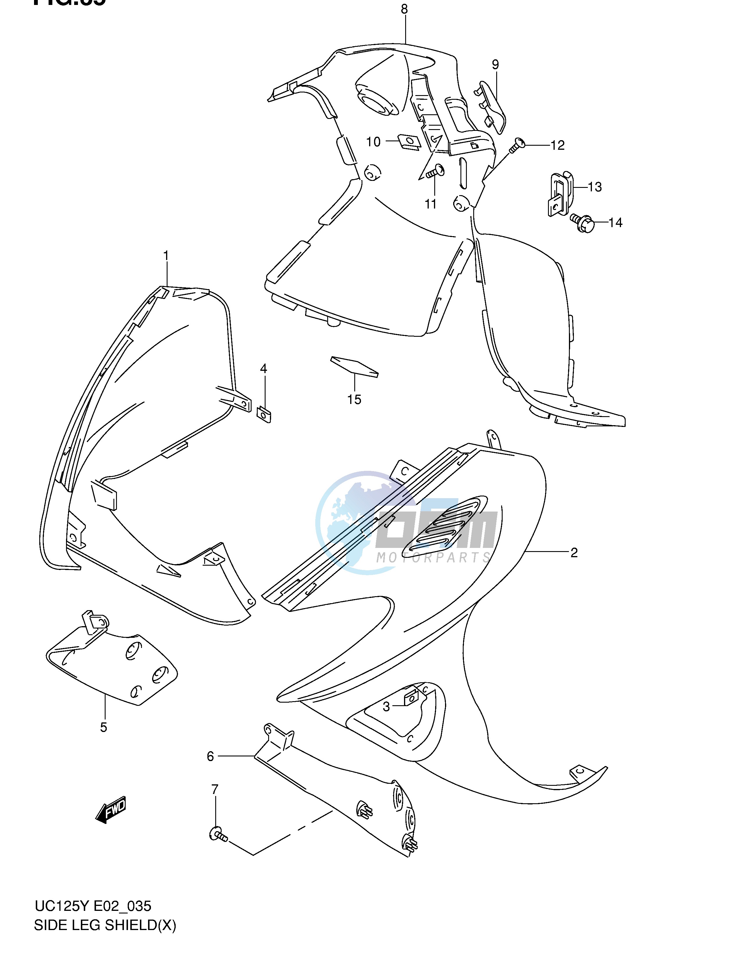 SIDE LEG SHIELD (MODEL X)