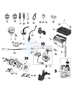 FIGHT 4 50 A4T TPS drawing ELECTRIC PART