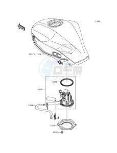 NINJA_250SL_ABS BX250BFF XX (EU ME A(FRICA) drawing Fuel Pump