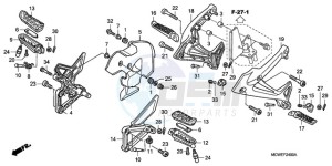 VFR800A9 Ireland - (EK / ABS MME) drawing STEP