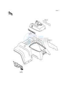 KLF 220 A [BAYOU 220] (A5-A9) [BAYOU 220] drawing DECALS-- GRAY- --- KLF220-A8- -