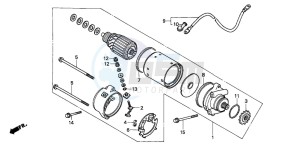 CM125C drawing STARTING MOTOR