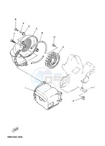 CS50 JOG R (2ADF 2ADF) drawing AIR SHROUD & FAN