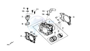 MAXSYM 600 I ABS EXECUTIVE (LX60A3-EU) (E4) (L7-M0) drawing CYLINDER MET PISTON