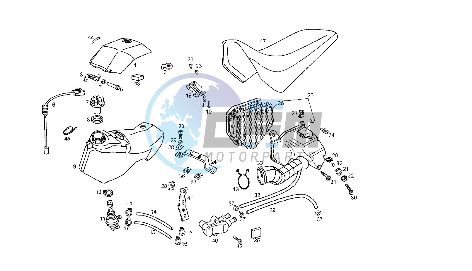 FUEL TANK - SEAT