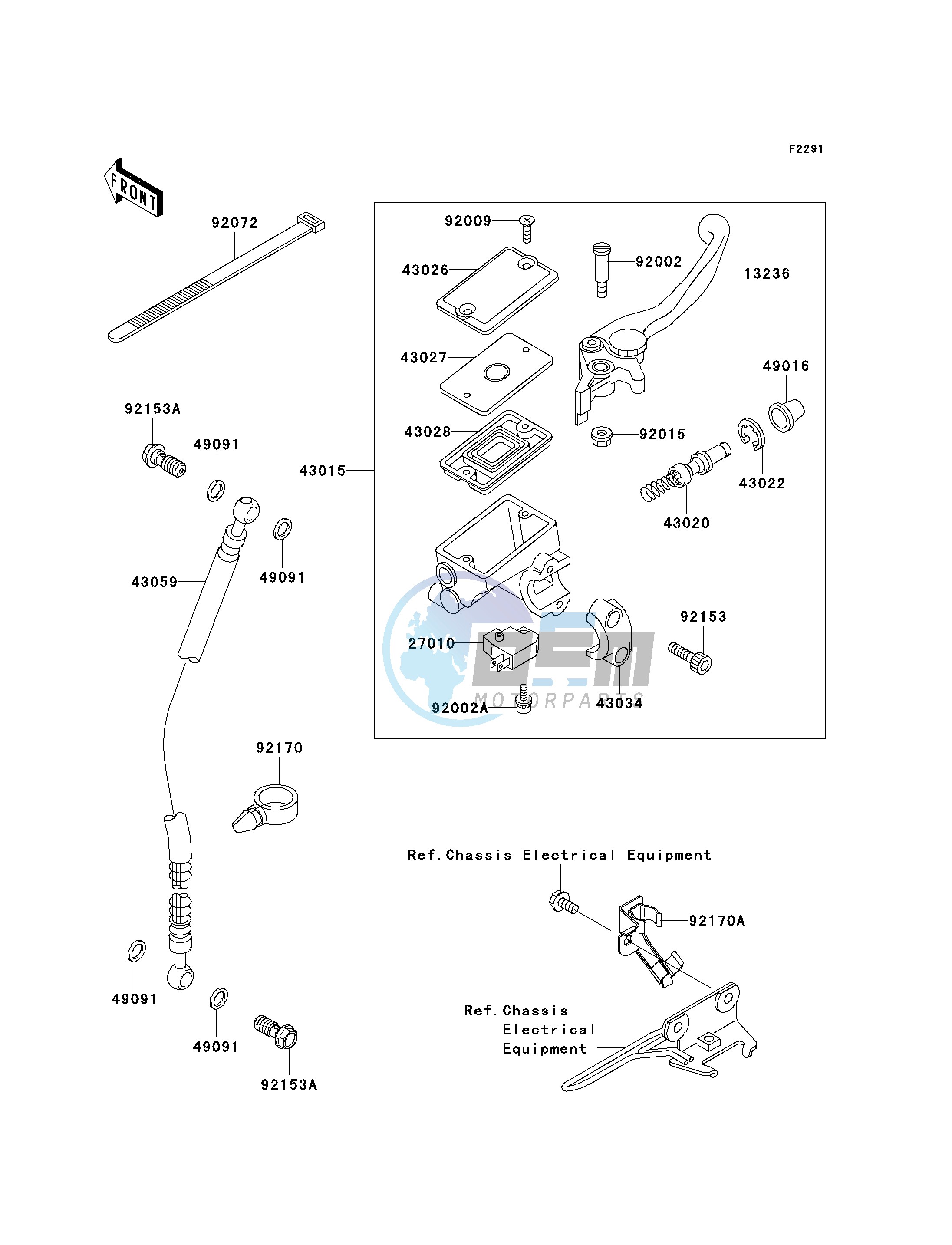 FRONT MASTER CYLINDER