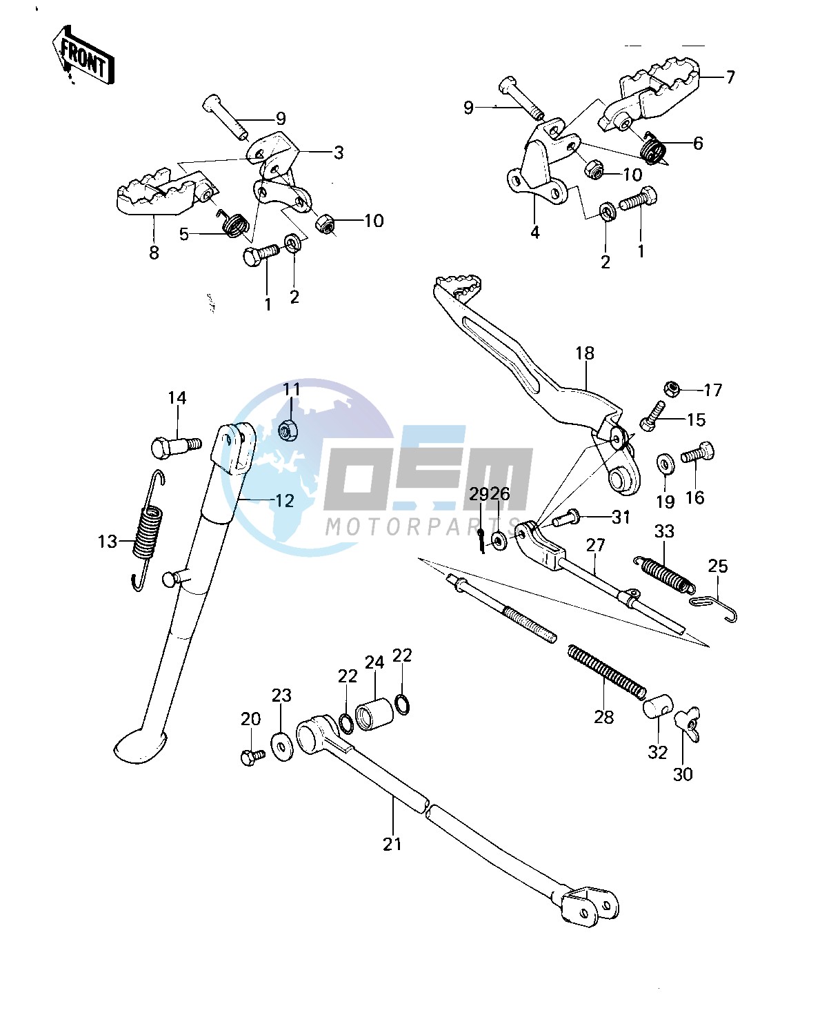 FOOTRESTS_STAND_BRAKE PEDAL