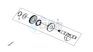 MAXSYM 600 I ABS EXECUTIVE (LX60A3-EU) (E4) (L7-M0) drawing BALANCE SHAFT