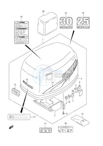 DF 30 drawing Engine Cover