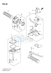 LT-F400 (P17) drawing HANDLE LEVER