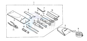 CBR600F drawing TOOLS