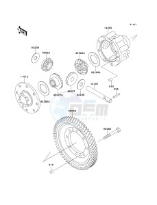 KAF 620 B [MULE 2520 TURF] (B1-B5) [MULE 2520 TURF] drawing DIFFERENTIAL